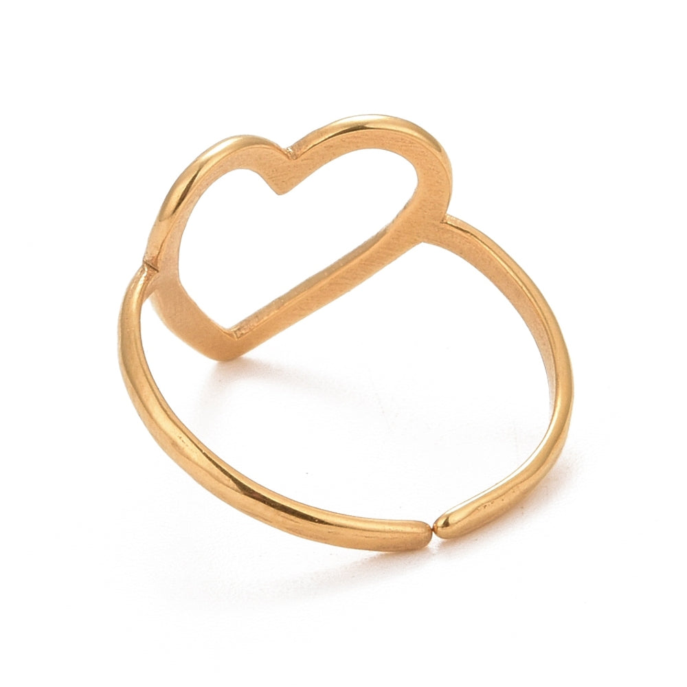 Jewelry Accessories, Heart Adjust Ring, Heart Ring Buckle