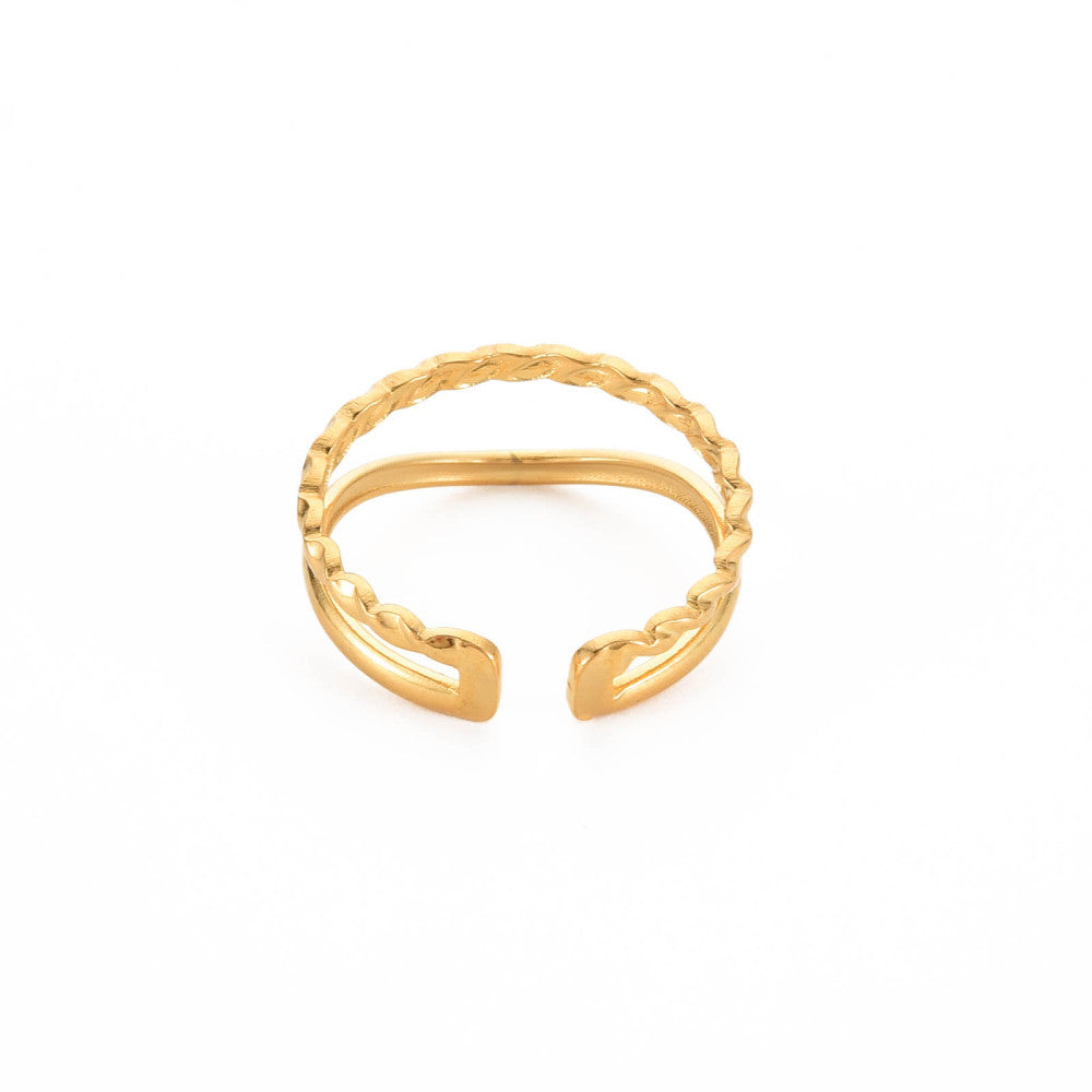 Double Band Ring | Adjustable