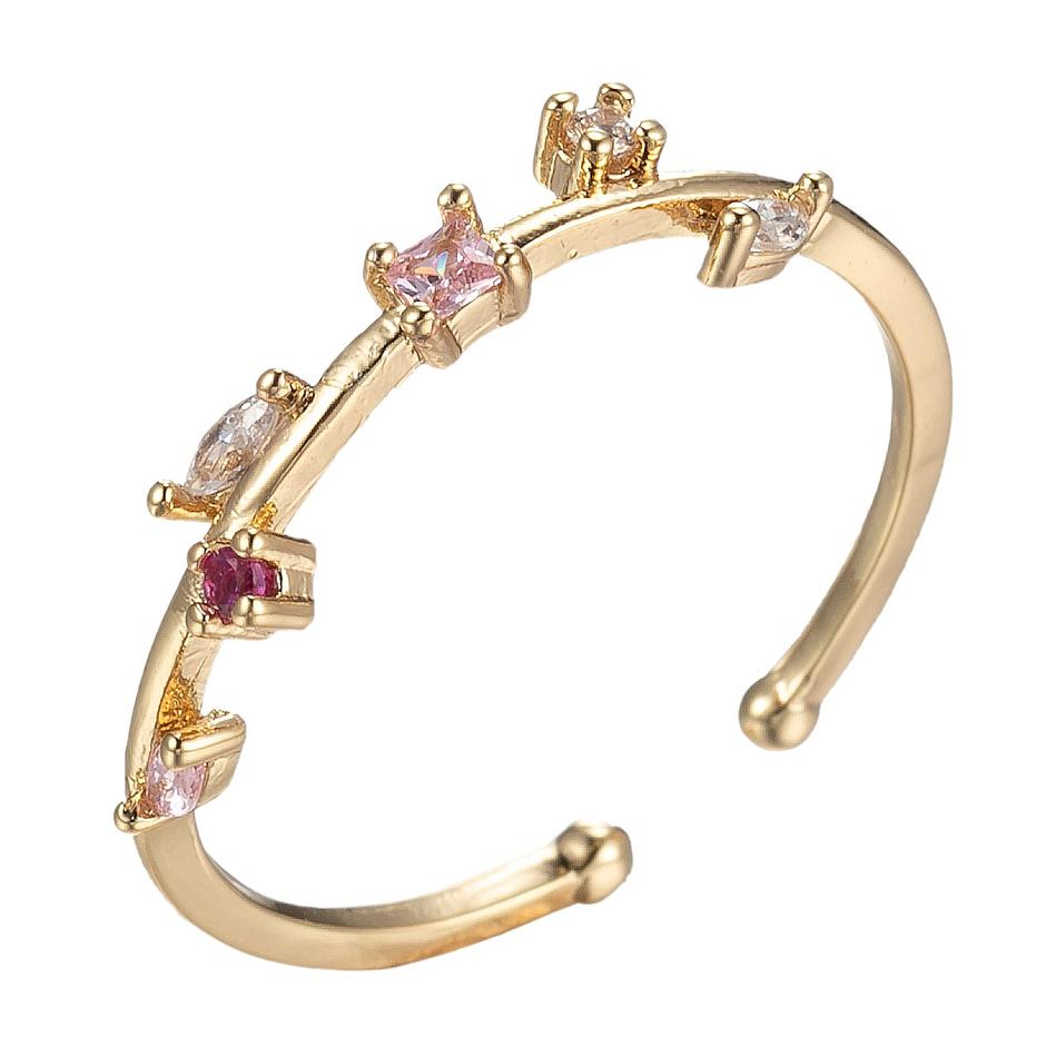 Dainty Jeweled Ring | Adjustable